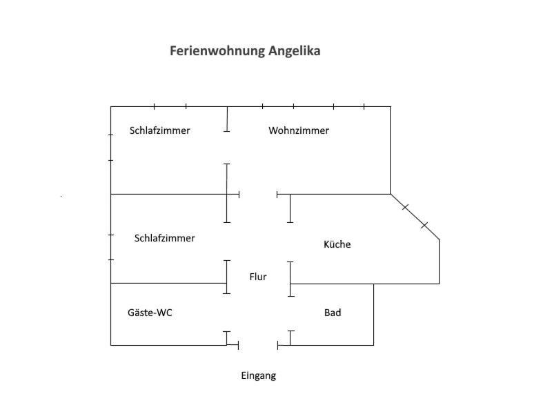 ווילהלמסהאבן Ferienwohnung Angelika מראה חיצוני תמונה
